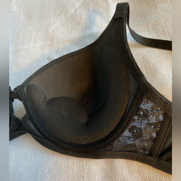 Donna L'Oren Black Underwire Padded Bra Size 36C - Picture 8 of 16